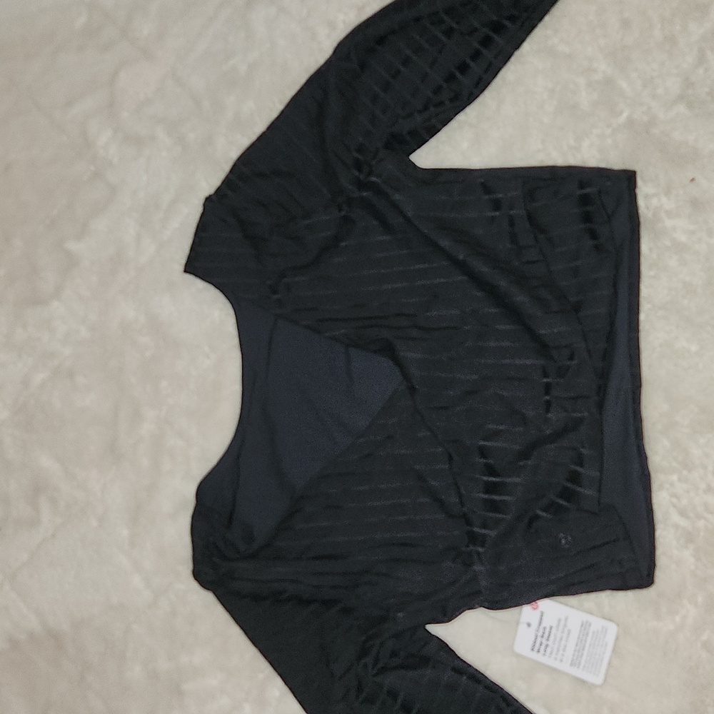 lululemon athletica Midnight Black Long Sleeve Top - Picture 2 of 3